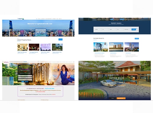 property website design for real estate agents