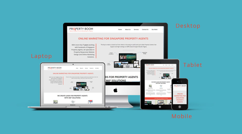 real estate website design company in singapore