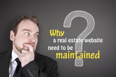 Why you need a maintenance service of property website design company ?
